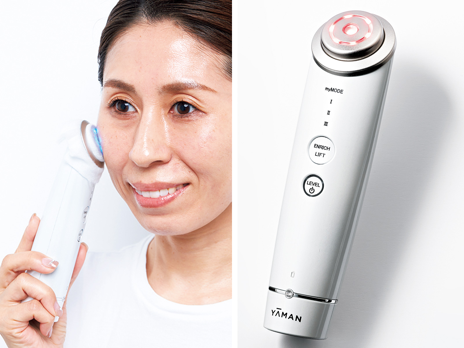 atom美/美顔器/2か月ほど使用/作動確認済み 肌が発光してる！」と家族にびっくり！【超最新のAI美顔器