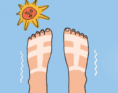 うっかり日焼けしてとんでもないことに…「足の甲」の最適な日焼け対策は？