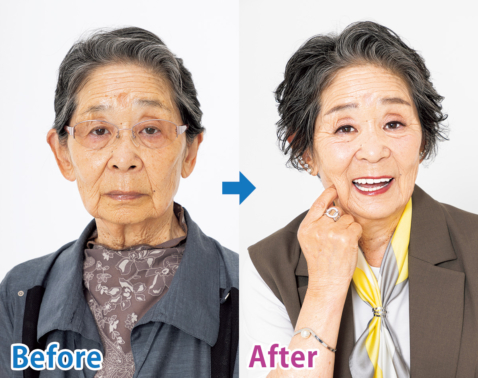 まるで別人のように!?85歳ばあばがヘアメイクの力で大変身…驚きのBefore→After