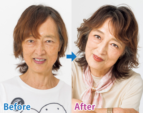 お孫さんも感動で号泣…70歳ばあばがプロの手で大変身…驚きのBefore→After