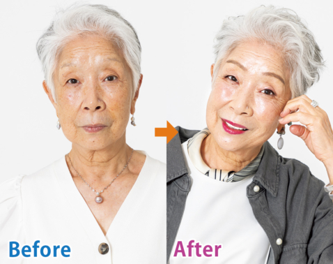 78歳ばあばがヘアメイクで素敵に大変身…驚きのBefore→Afterを紹介！