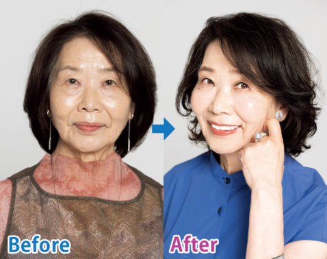 ファッションで、メイクで…80歳ばあばがプロの手で大変身…驚きのBefore→After