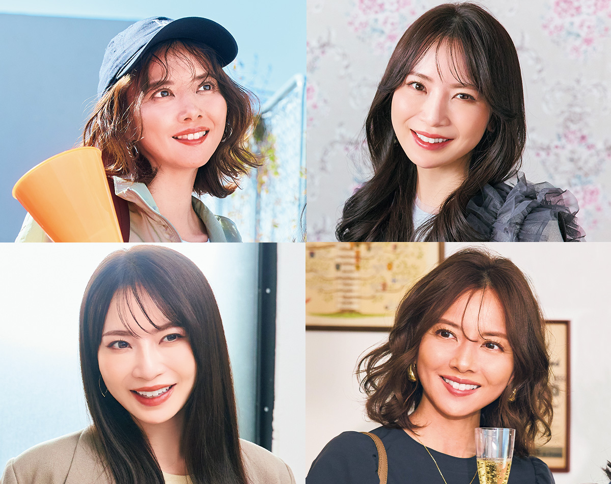 【40代＆50代の髪型】シンプルなボブ＆ロングなのに老けて見えないヘアスタイル８選