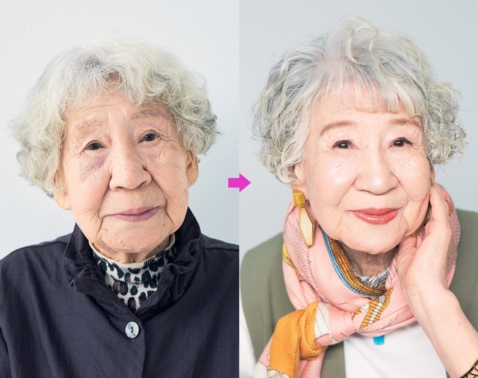 大正生まれ・103歳ばあばが素敵に変身…話題のBefore→After【親孝行プロジェクト】
