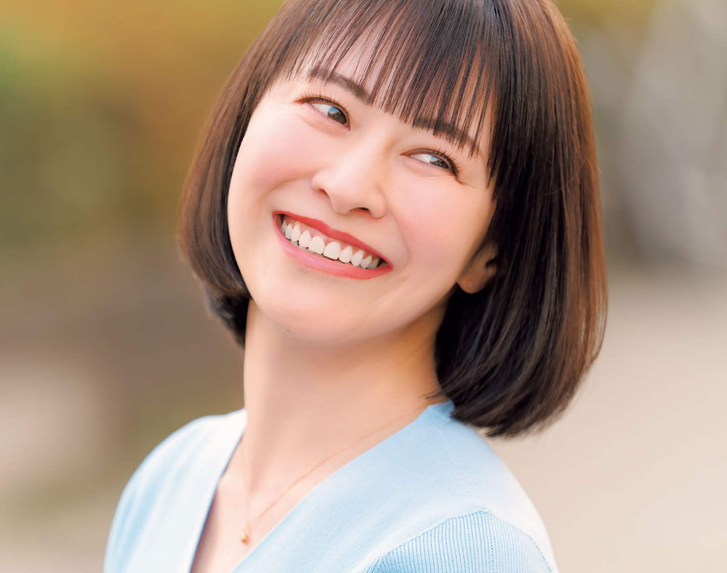 髪悩みもなくなる「丸みのあるボブスタイル」で−5歳若見え！【40代50代の髪型】
