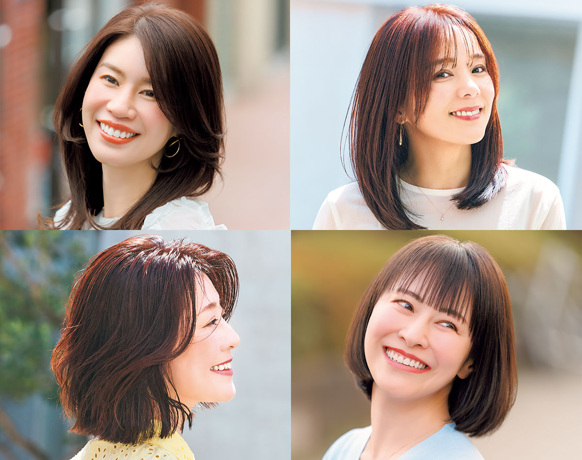 【40代50代の髪型】パサつきやクセを抑えて−5歳見え！ヘアカタログ4選