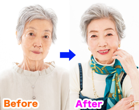劇的すぎる…88歳ばぁばを上品でスタイリッシュに大変身！