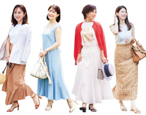 東京美女のポーチ公開！「華やかスカート×ピンクメイク」の秘密とは？
