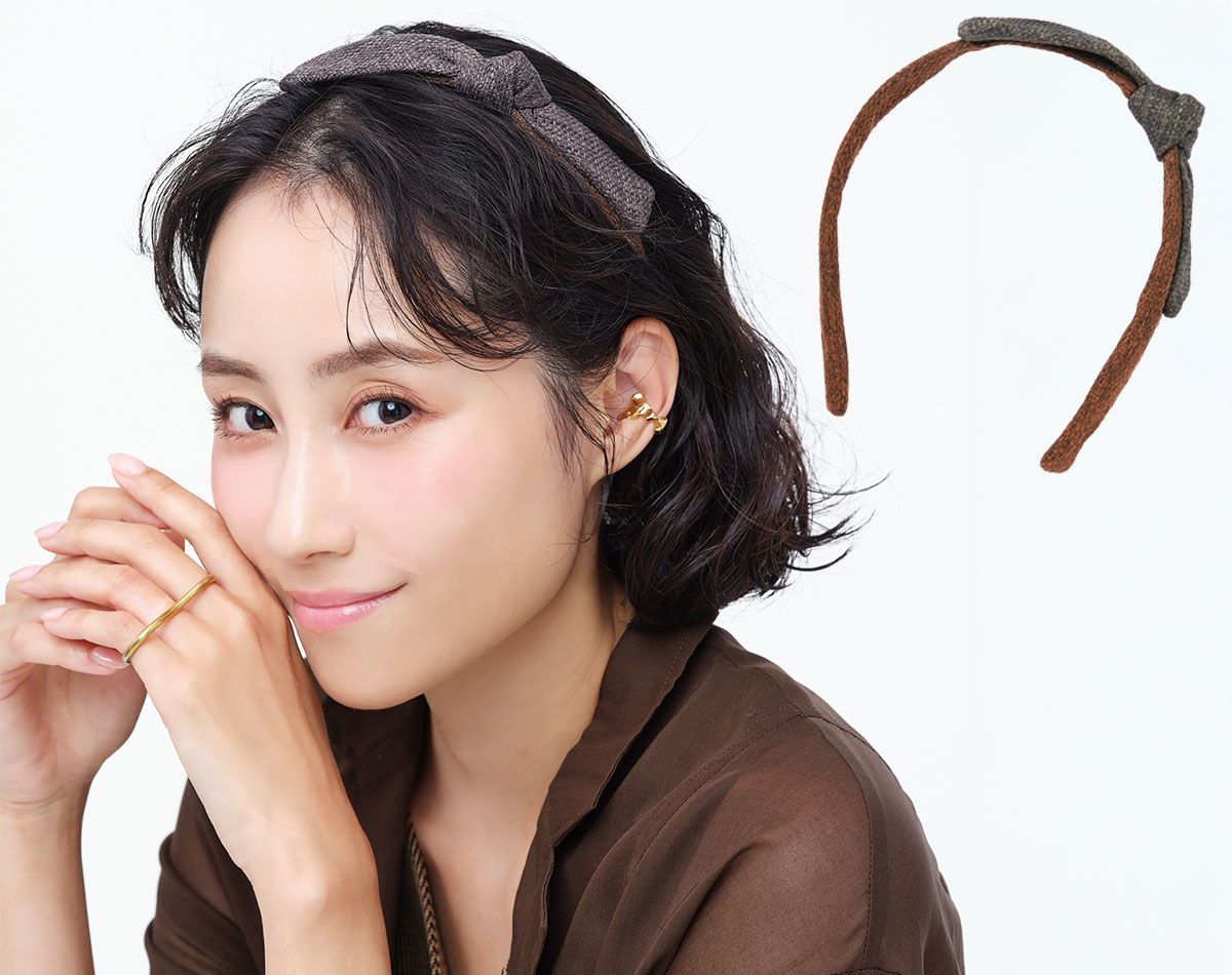 【浮き毛や白髪】「カチューシャ」なら40代50代の髪悩みをオシャレにカバー!