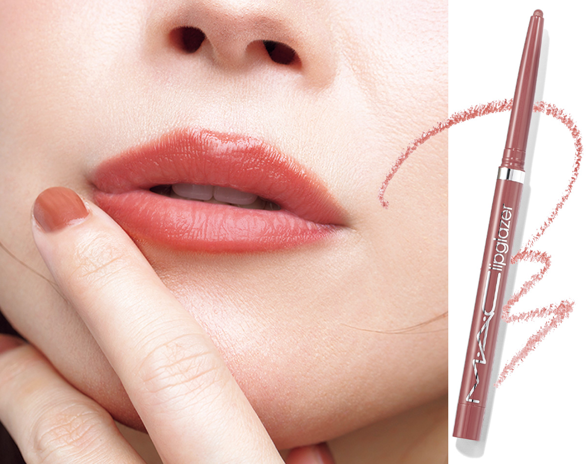 リップライナーで“こっそり人中短縮”！縁取り感なく自然なツヤリップに