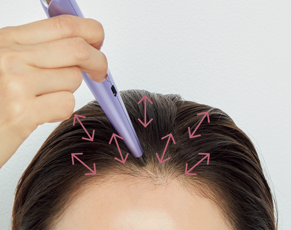 ”EMS×ほぐし”のW効果で「見た目年齢」若返り!フェイスラインポインターの使い方