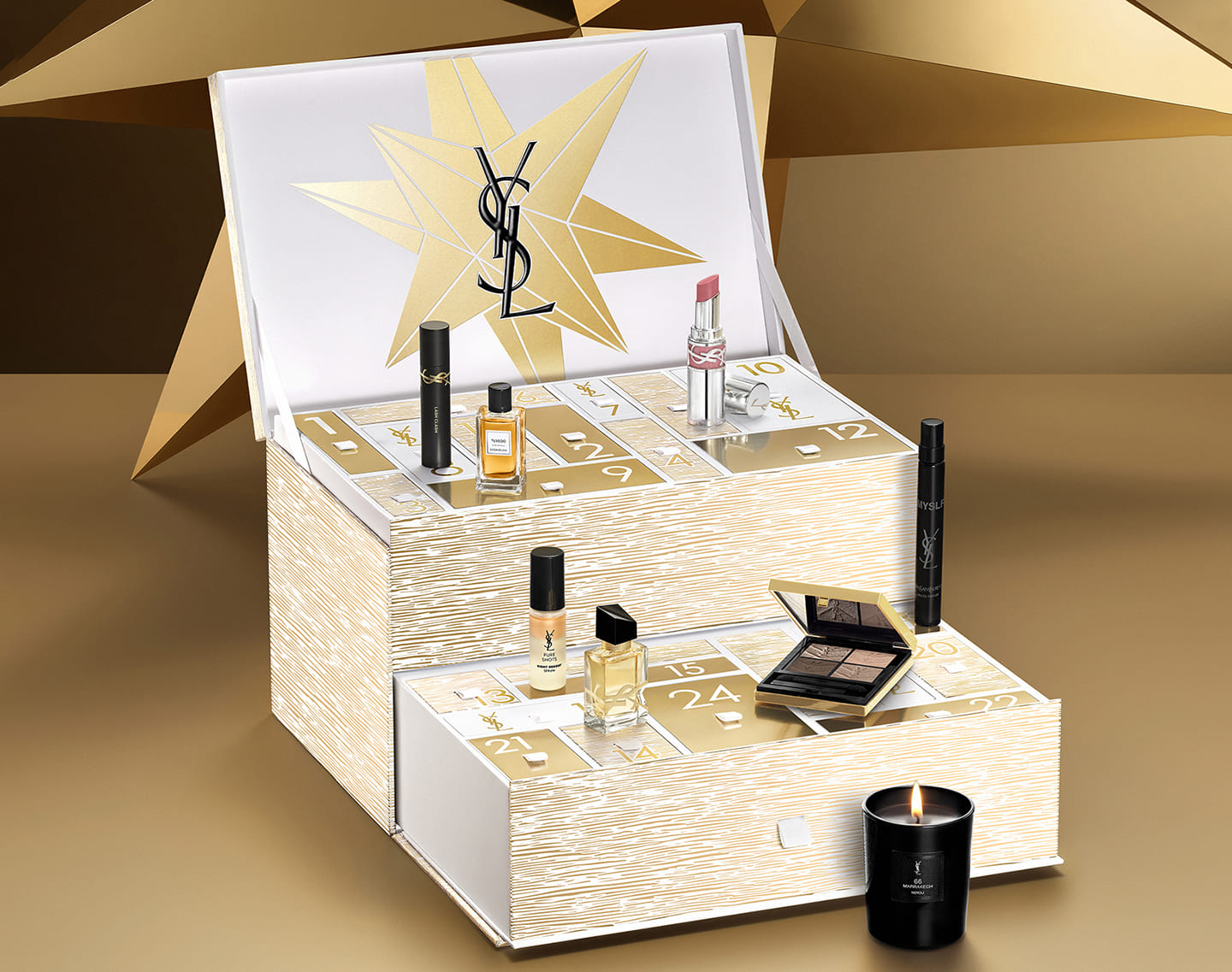 【YSL BEAUTY】毎年大人気！豪華すぎるアドベントカレンダー、2025年の中身は？