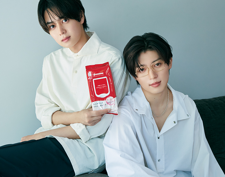 西山智樹さん&前田大輔さんと一緒に「アクアレーベルのマスク習慣始めてみない？」