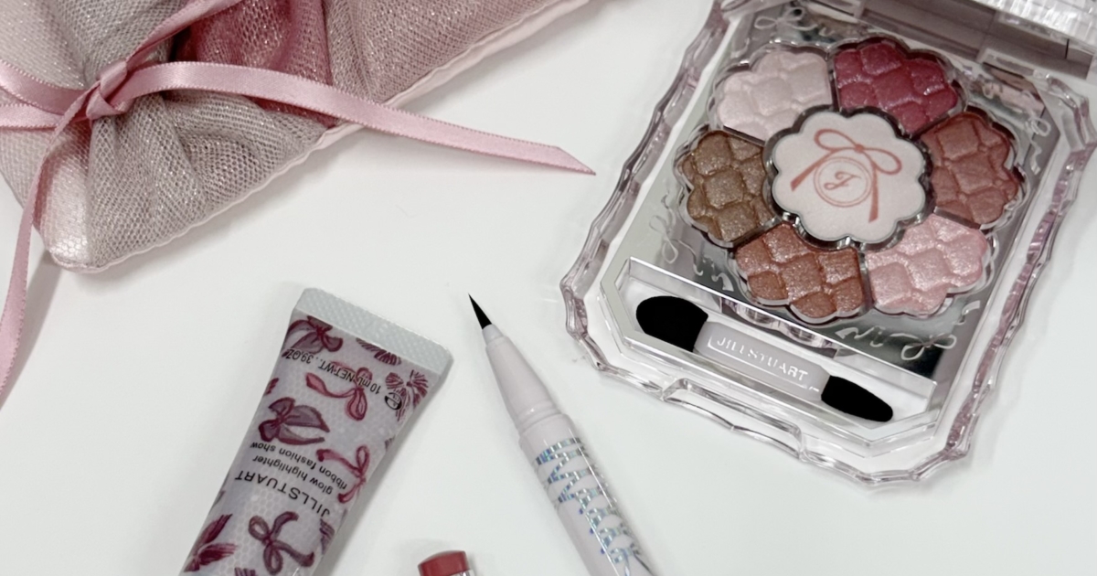 2025クリスマスコフレ】ジルスチュアートはピンク＆リボンに