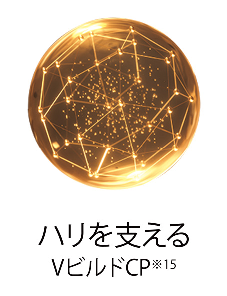 ハリを支えるVビルドCP※15
