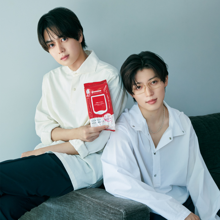 西山智樹さん&前田大輔さんと一緒に「アクアレーベルのマスク習慣始めてみない？」