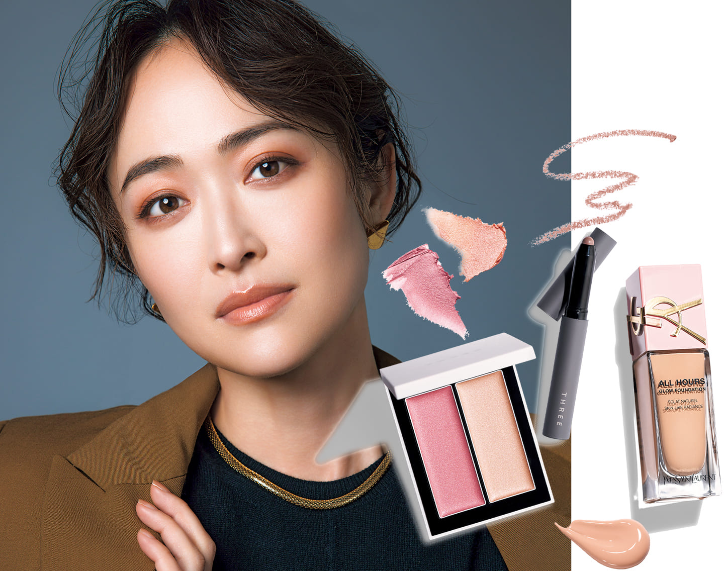 【人気ヘアメイク直伝】厚塗り感なしで“お疲れ感”も見せない！40代50代の「秋冬メイク」最適解