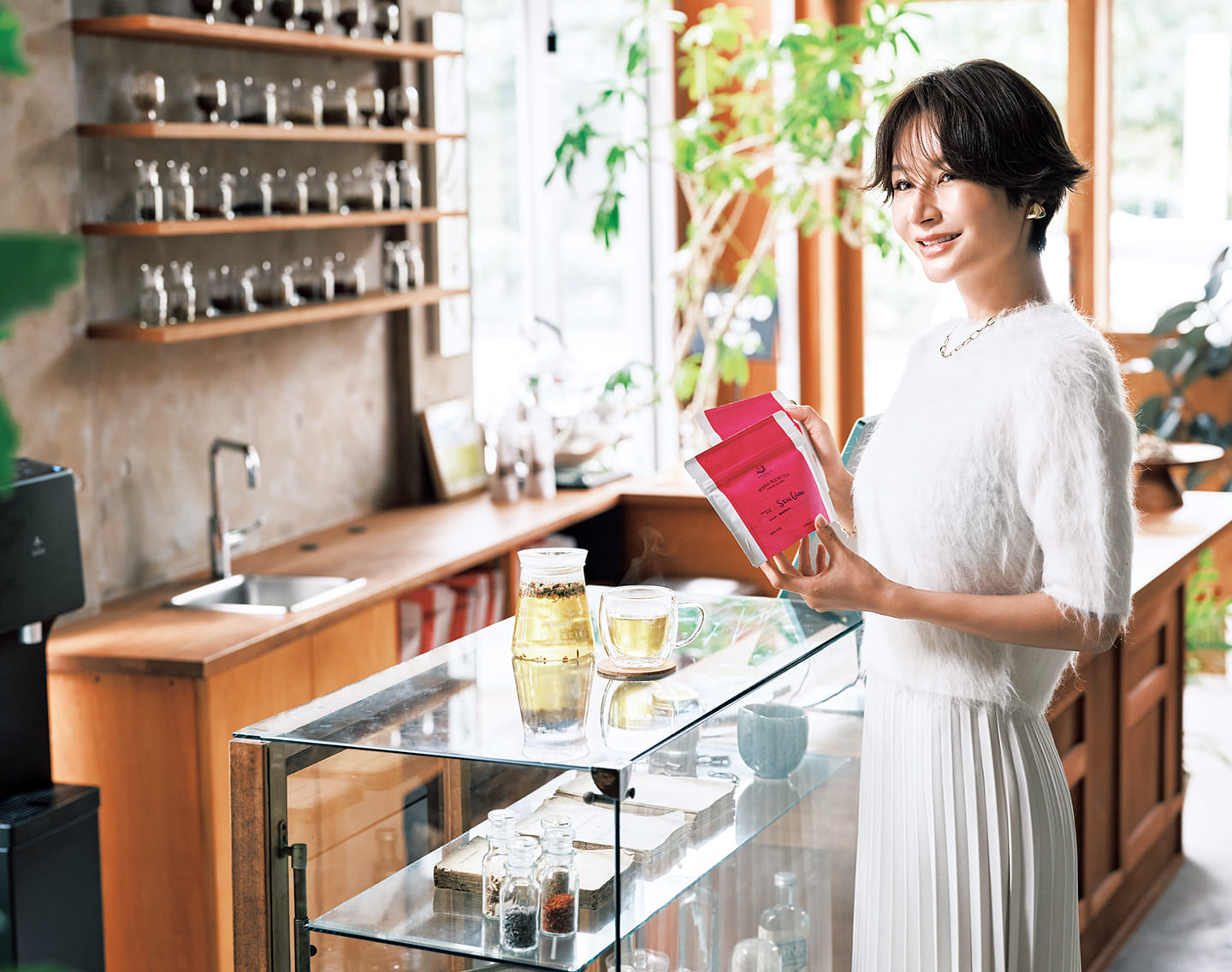 【内から外から温活】herbaiceのハーブティー＆+FT SUPREME. LA.LA.のニットアップが美STで買える！