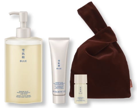 大人の肌・からだ・心に寄り添う！【雪肌精 BLUE】から初のホリデー限定キットが登場