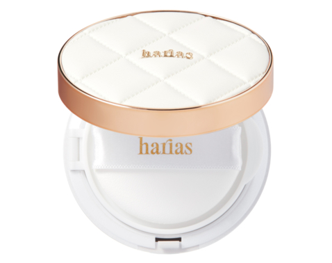 【HARIASの人気薬用クッションファンデ】のホリデー限定パケでメイク時間が楽しく
