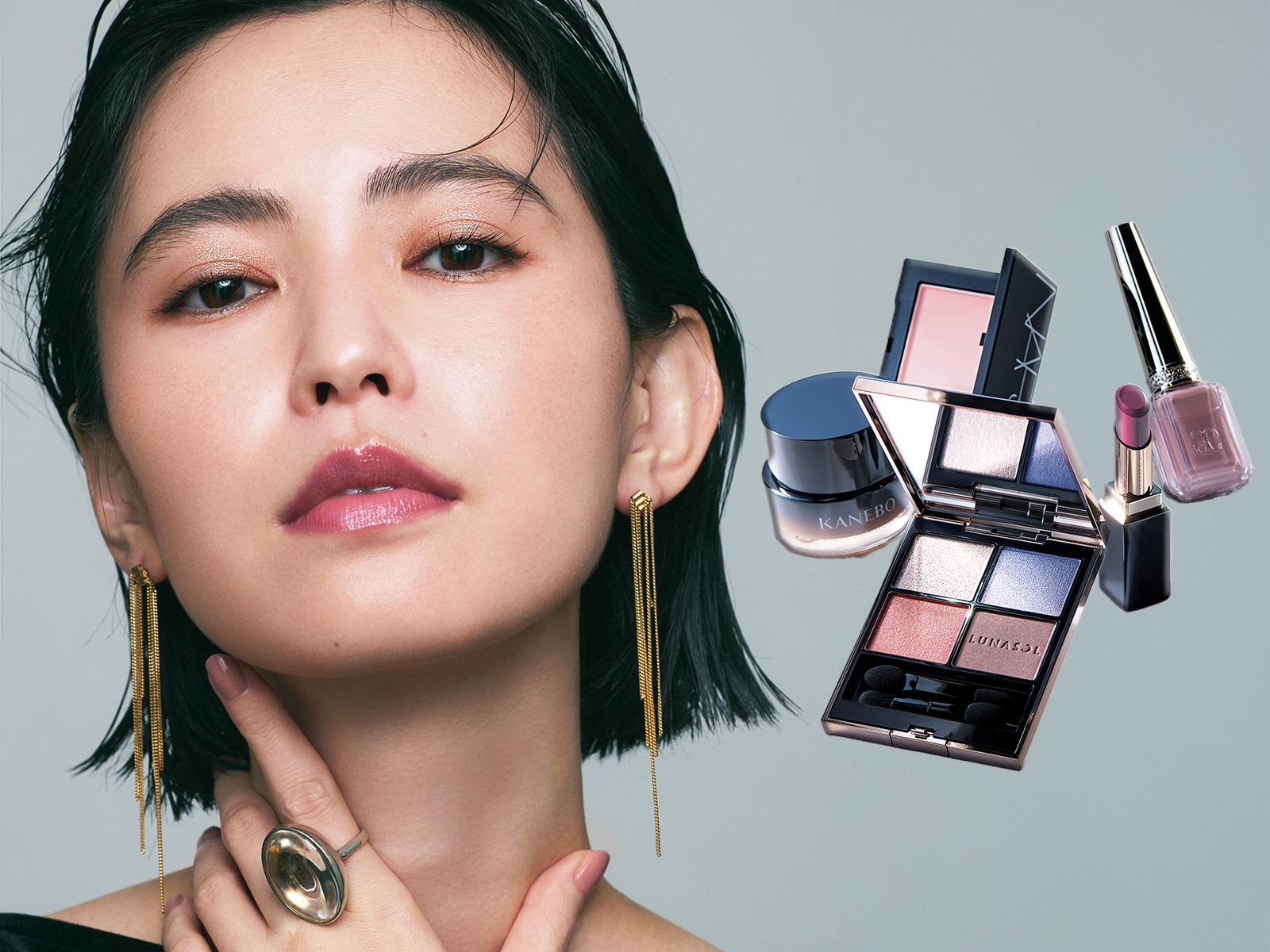 最小限の2ステップで華やぐ！大人のヌーディな引き算メイクの正解 | 美