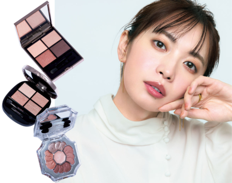 シアーベージュで透明感と目力を！40代の垢抜け旬顔メイク術