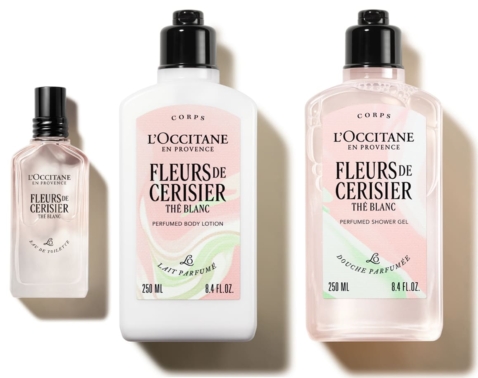 【ロクシタン】春を祝うホワイトティーと桜の香り「テ・ブラン サクラ」シリーズが数量限定で登場！