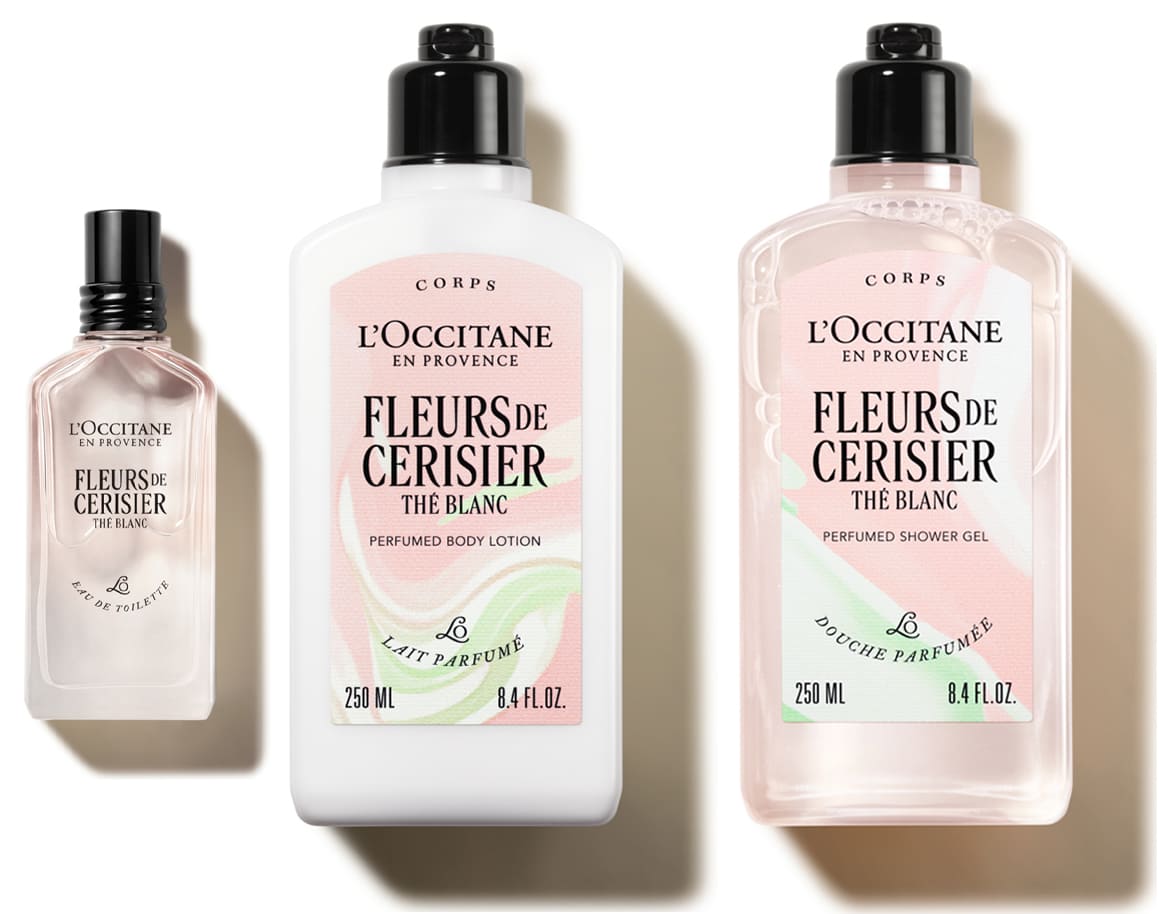 ロクシタン】春を祝うホワイトティーと桜の香り「テ・ブラン サクラ