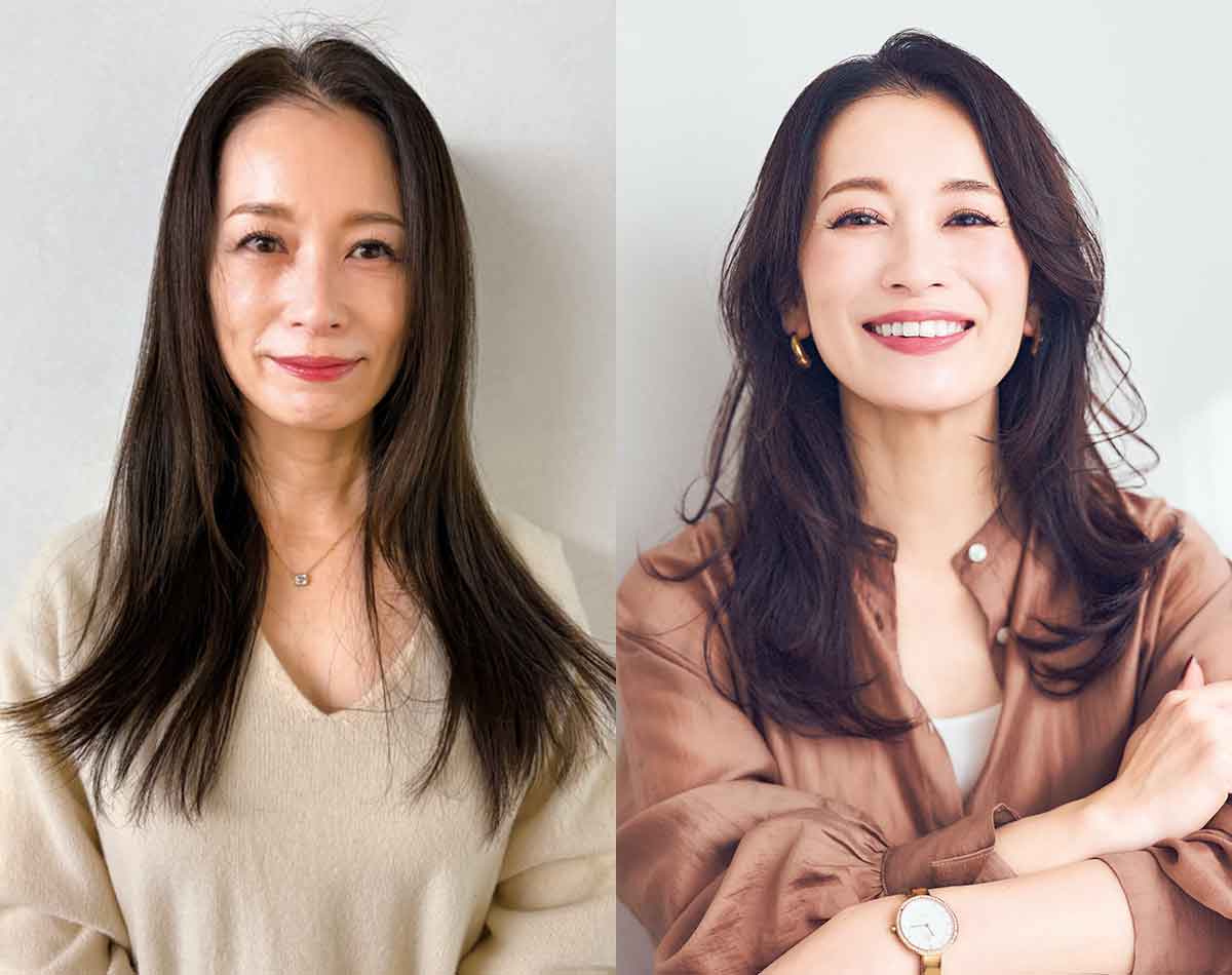 48歳のペタンコ髪が復活！コッコレイヤーで叶う大人のふんわり髪