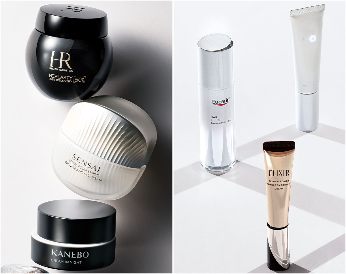 ほうれい線・目元を撃退！30〜50代に最適なシワ改善コスメ決定版