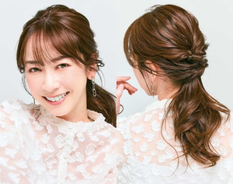 ゴム一つの簡単テク！くるりんぱ2回で叶う、大人のボリュームUP術