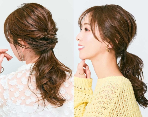 きちんとしすぎは老け見え？40代の薄毛・白髪・マンネリを救う「大人のひとつ結び」簡単アレンジ3選