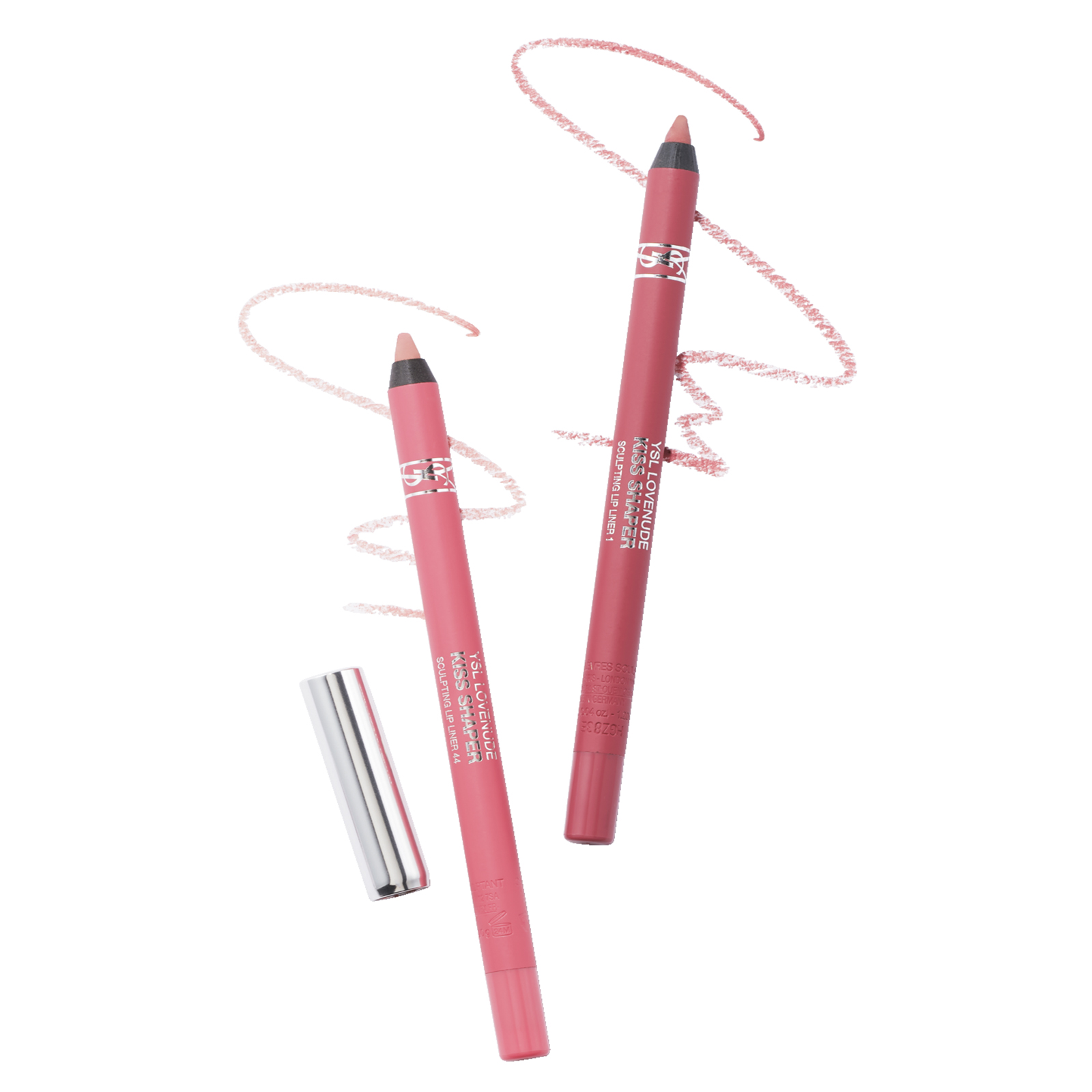 イヴサンローラン YSL ラブヌード リップ シェイパー 左から：♯44、♯1