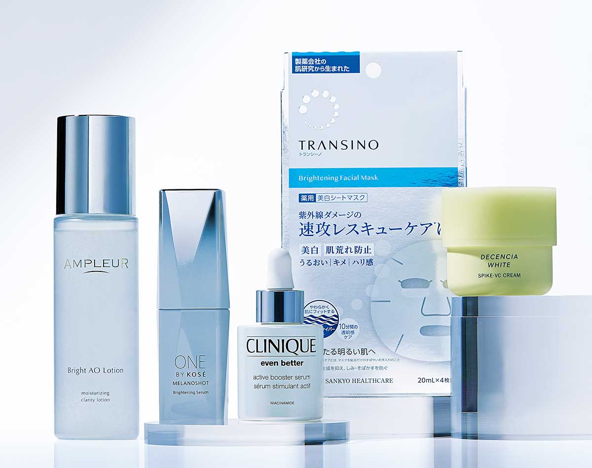 【保存版】急な紫外線も怖くない！40代からの美白成分TOP5｜専門家の成分解説