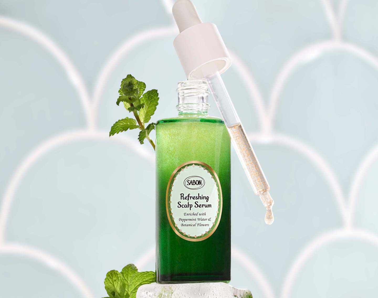 SABON“涼感ミント”のヘアトリートメント美容液、頭皮のほてりをケア