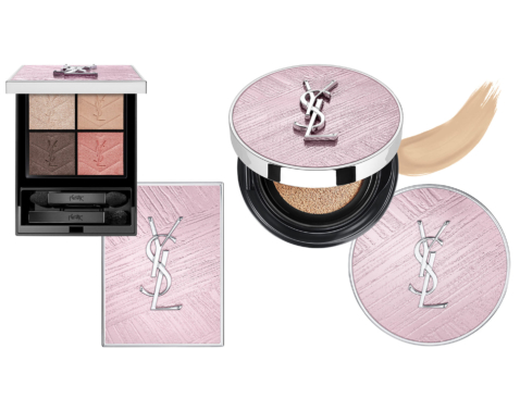 【YSL】人気アイシャドウの新色とリキッドリップがシルバー×ピンクで輝く限定パッケージで登場！