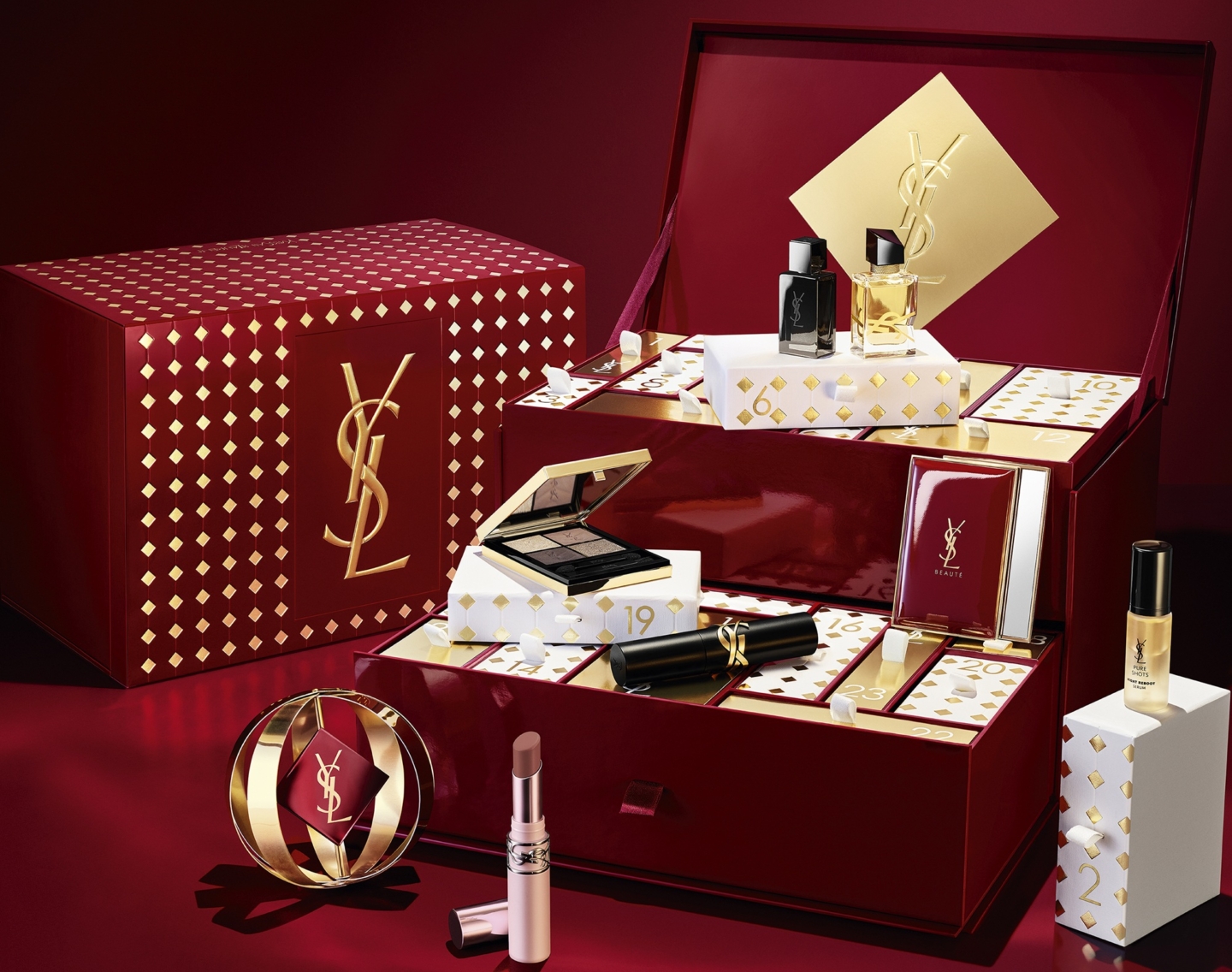 YSL BEAUTY【2026年クリスマスコフレ】現品リップだらけ♡“ご褒美買い”アドベントカレンダー