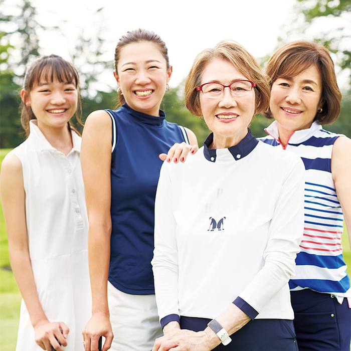 親子4世代でゴルフ！ 【87歳の美ばあば】小新井久子さんのはつらつ健康法