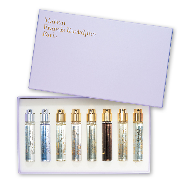 クルジャンの魅惑の香りをその日の気分で選べるミニコレクション　Maison Francis Kurkdjian　フレグランス ワードローブ フォー ハー