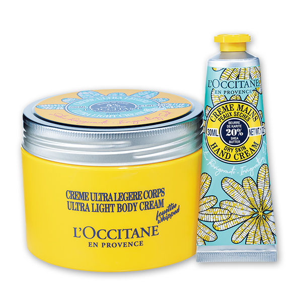 神経科学に基づいた幸せを呼ぶ香りでウキウキボディケア　L'OCCITANE　ハピネススマイル シア ハンドクリーム 他