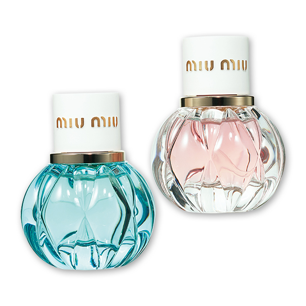 人気の2つの香りをコロンと愛らしいミニボトルのセットで　MIU MIU　ミュウミュウ ミニミュウ セット
